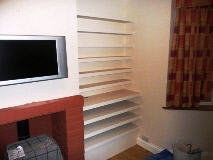 book shelves