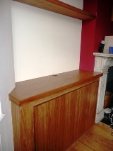 oak alcove unit